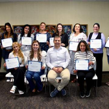 ECE educators graduating from AJU as Mentor Teachers 2024